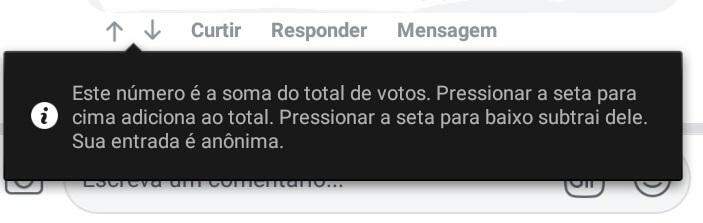 Comentários no Facebook ganham botão de positivo e negativo