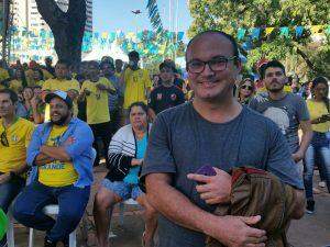 De olho no hexa, campo-grandenses comemoram gol de Philipe em jogo de estreia