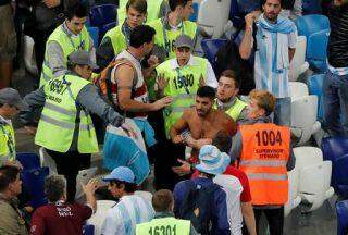 Argentinos choram e causam confusão após derrota para a Croácia