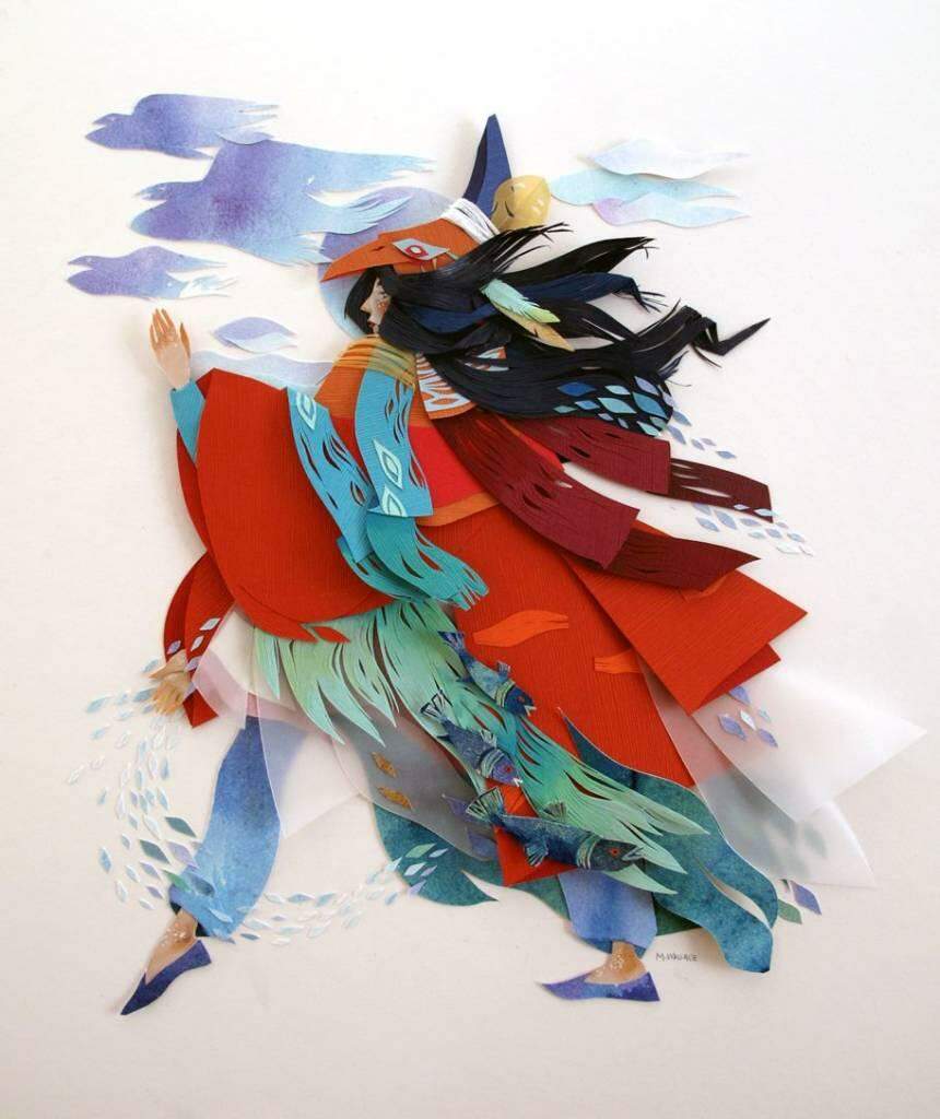 Mythical Paper Artworks – As criações de papel de Morgana Wallace