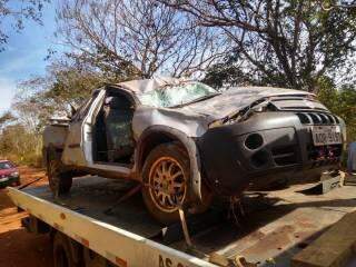 Amigos morrem após motorista dormir ao volante e carro cair de ponte na MS-472