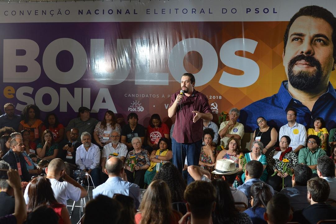 Candidato à Presidência pelo PSOL, Boulos participa de debate na Fetems nesta terça