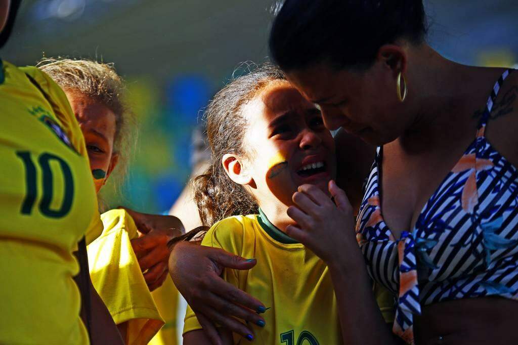 GALERIA: Torcedores na Capital lamentam eliminação do Brasil na Copa do Mundo