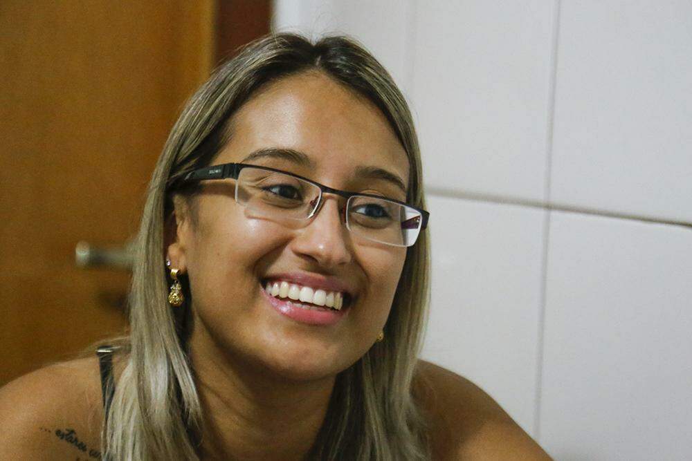 Pryscilla diz que "quando é pra ser", as coisas acontecem, sobre como tudo aconteceu rápido. (Foto: Henrique Kawaminami)