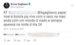 Bruno Gagliasso tem tweets homofóbicos expostos na internet após discussão repercussão de Cocielo.