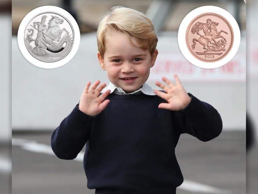 Príncipe George ganha moeda em comemoração do aniversário de 5 anos