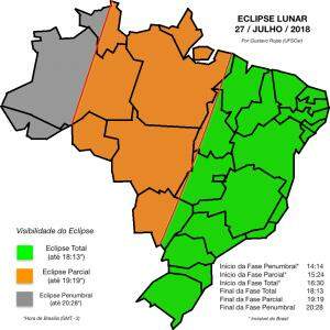 Brasil verá maior eclipse lunar do século e 'lua de sangue' na sexta-feira