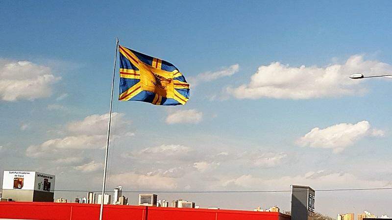 Feliz aniversário Campo Grande - A bandeira de Campo Grande | Foto: Tatiana Marin