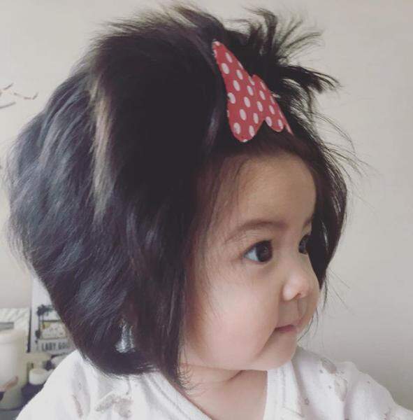 Bebê cabeluda do Japão é o mais novo sucesso do Instagram