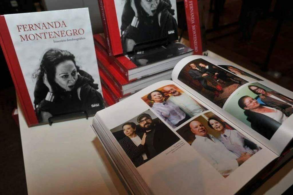 Lançamento do livro "Fernanda Montenegro: Itinerário Fotobiográfico". 