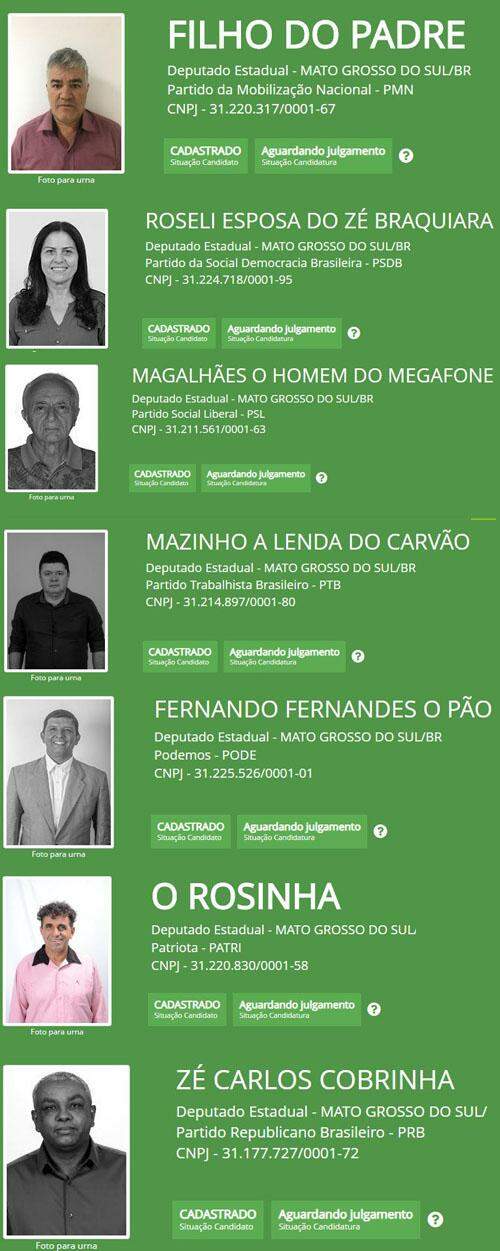 Lagartixa, Filho do Padre e Rola: confira os candidatos de MS com nomes curiosos