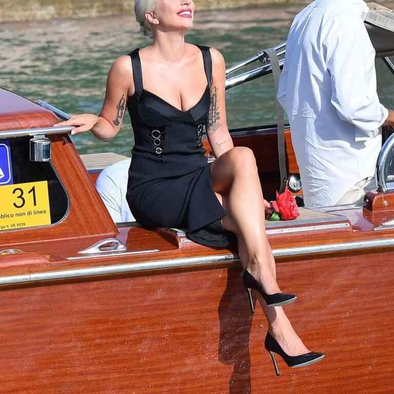 Lady Gaga em Veneza para estreia de 'Nasce uma Estrela'