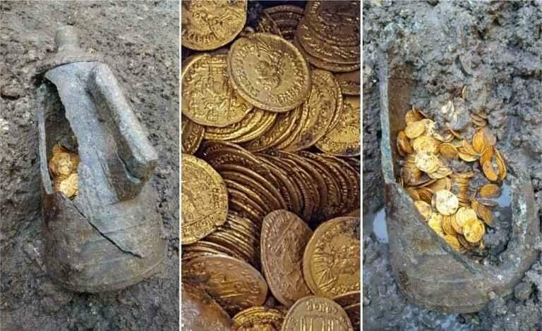 Moedas de ouro do Século V são encontradas no norte da Itália