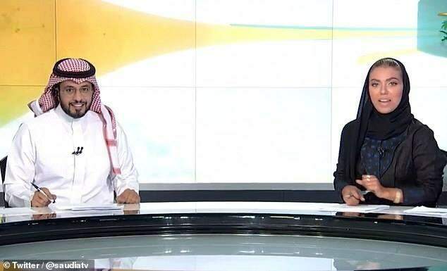 Pela 1ª vez, principal emissora da Arábia Saudita tem mulher como âncora de telejornal.