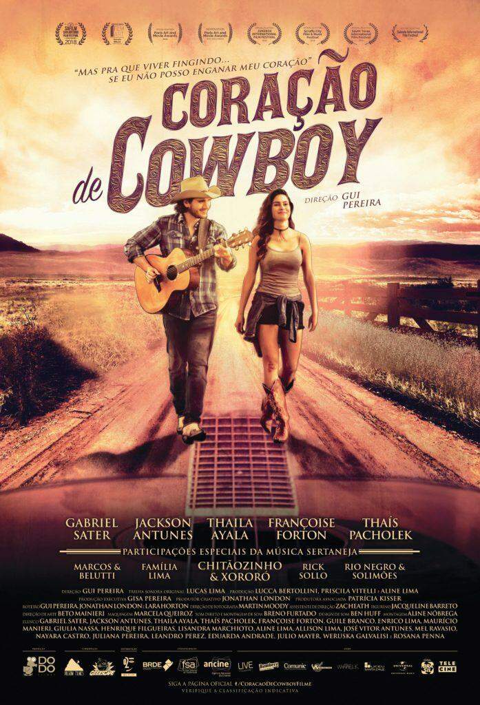 Gabriel Sater estreia nos cinemas com "Coração de Cowboy"