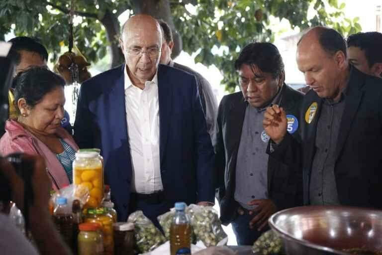 Meirelles aproveita vinda à Campo Grande para ouvir reivindicação de comerciantes no Mercadão