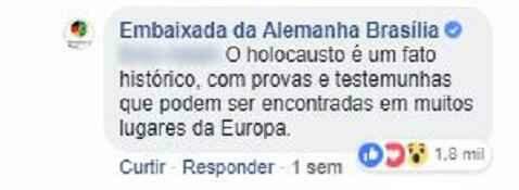 Embaixada da Alemanha explica em vídeo que nazismo é de direita e gera polêmica entre brasileiros
