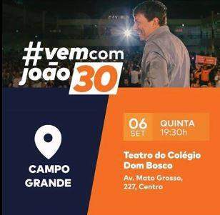 Presidenciável, Amoêdo estará em Campo Grande dia 6