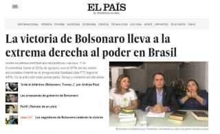 Jornais internacionais repercutem vitória de Bolsonaro e falam de “mudança radical” no país