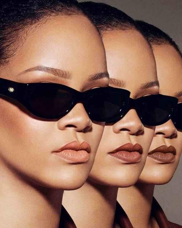 Rihanna lança três cores de batom para a  "Fenty Beauty"
