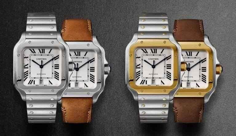 Cartier relança o clássico relógio de pulso Santos Dumont