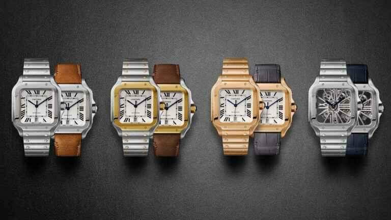 Cartier relança o clássico relógio de pulso Santos Dumont