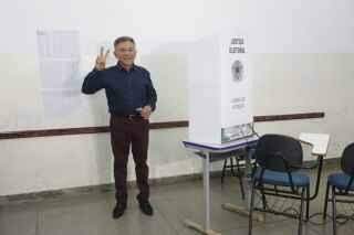 Candidato pelo PDT, Odilon vota acreditando ‘em vitória'