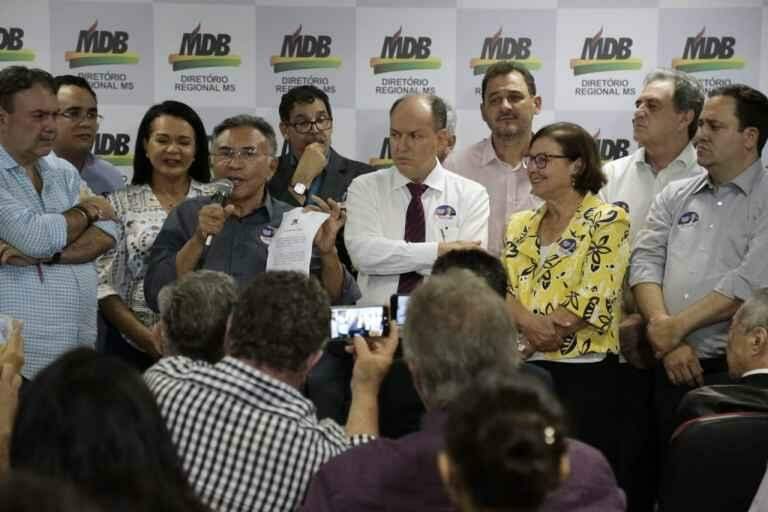 MDB oficializa apoio a Odilon de Oliveira para segundo turno em Mato Grosso do Sul