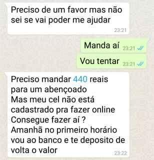 Em golpe, hacker 'sequestra' conta do WhatsApp e pede dinheiro emprestado a contatos