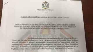 Por unanimidade, Câmara Municipal concede título de cidadão a Jair Bolsonaro