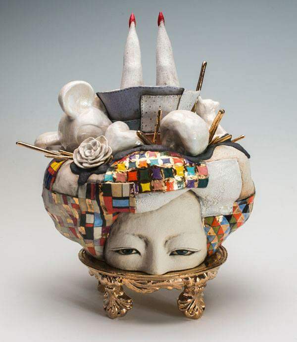 As obras de cerâmica de Ahrong Kim.