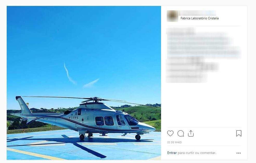 Seis pessoas morrem em queda de helicóptero no interior de SP