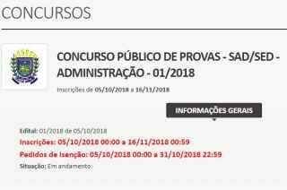 Candidatos têm dificuldades para se inscrever em concurso da SED e inscrições são prorrogadas