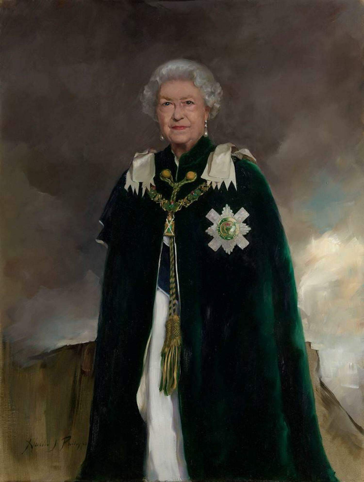 Um novo retrato da rainha Elizabeth II.