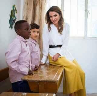 Rainha Rania da Jordânia, uma rainha da vida real