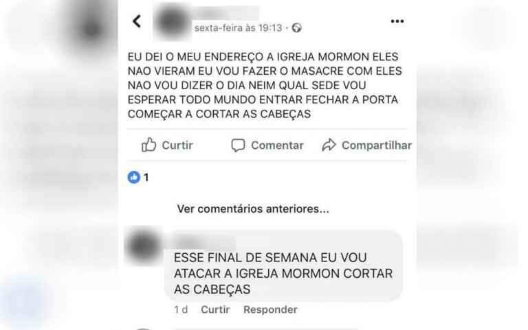 Suspeito de esfaquear fiéis em igreja publicou que faria 'massacre' e iria 'cortar as cabeças'