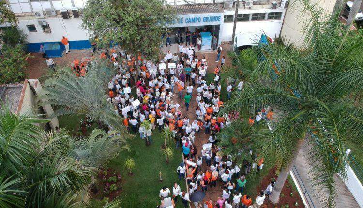 VÍDEO: Agentes comunitários protestam por melhores condições de trabalho em Campo Grande