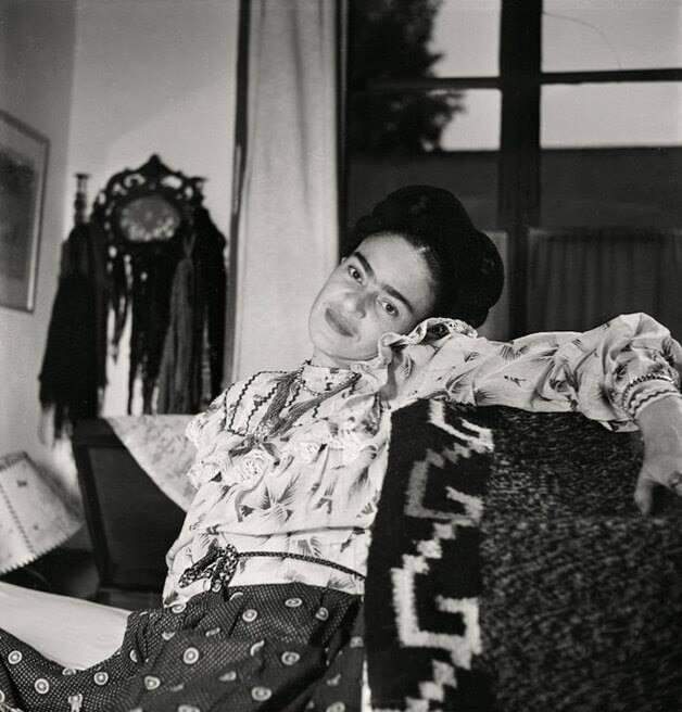 Fotos raras de Frida Kahlo em seus últimos dias de vida.