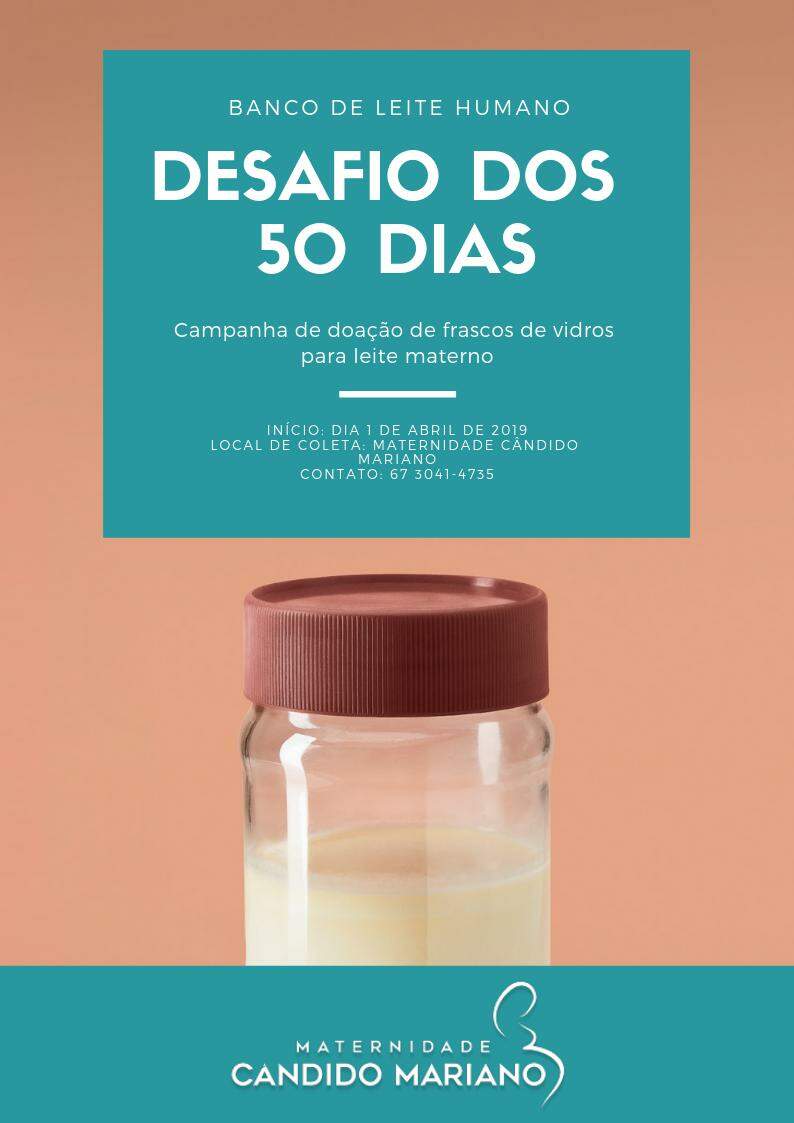 Para arrecadar frascos de vidro, maternidade lança desafio dos '50 dias'