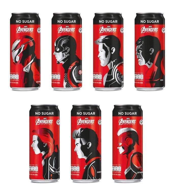 Vingadores 4: Coca Cola lança latinhas com heróis da Marvel
