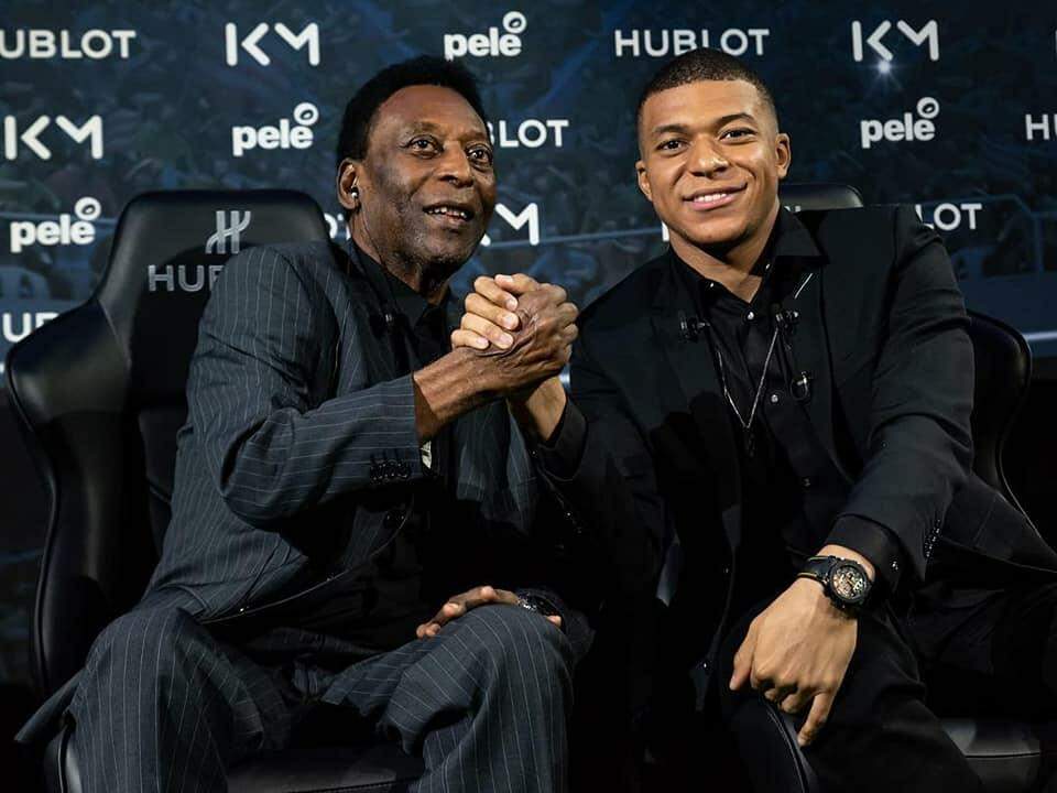 O grande encontro entre Pelé e Kyllian Mbappé finalmente aconteceu.