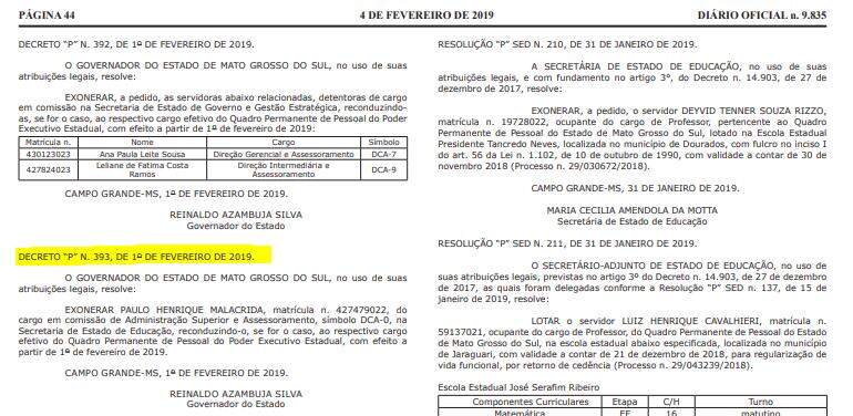 Servidor da SED ouvido pela PF recebeu R$ 132 mil em 1 mês por 'nomeação errada' de 4 anos