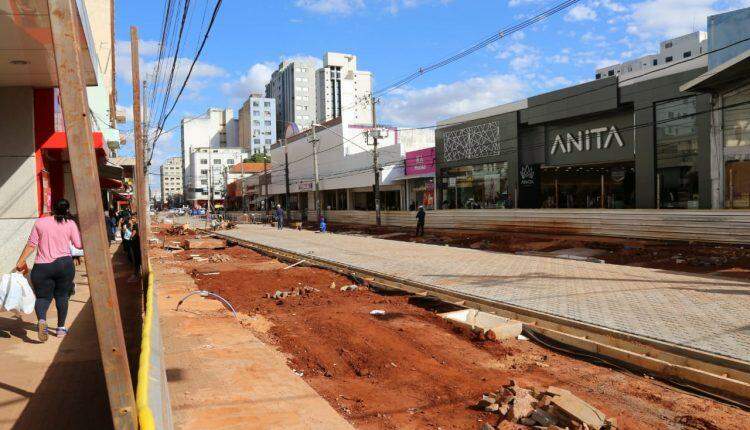 Com 60% da obra pronta, novas imagens mostram o centro de Campo Grande