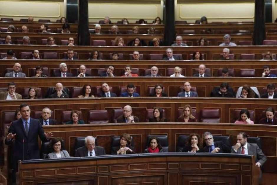 Congresso espanhol, o mais igualitário da Europa.
