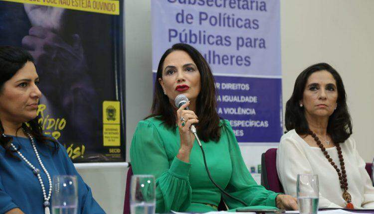 De volta a MS, Luiza Brunet ressalta importância de denunciar violência contra mulher
