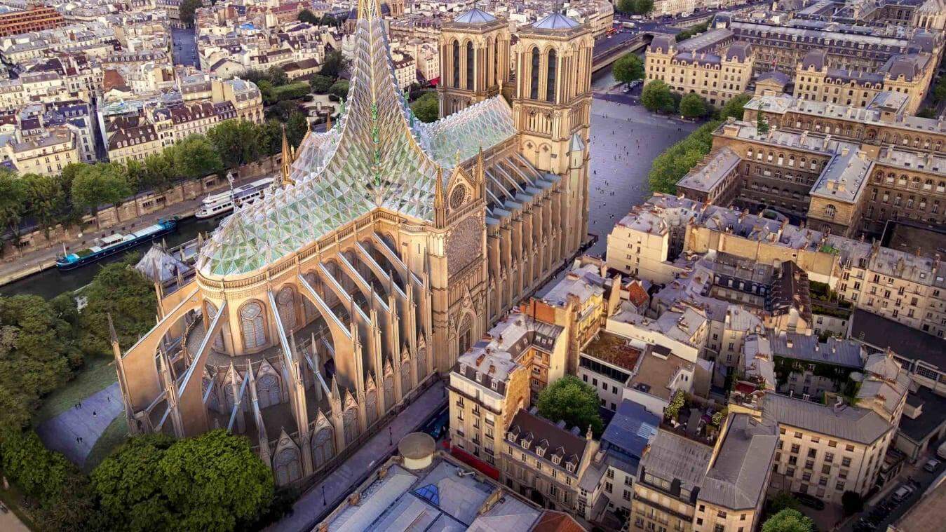 Arquiteto revela proposta distinta para Notre Dame 'verde'.