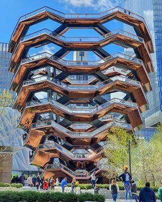 O complexo Hudson Yards em NYC.