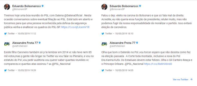 Alexandre Frota diz que Eduardo Bolsonaro precisa “deixar de ser mimado”
