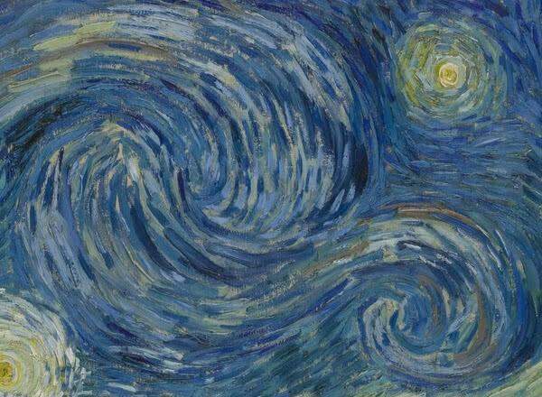 Boa noite, fiquem com a Noite Estrelada (1889) de Van Gogh .
