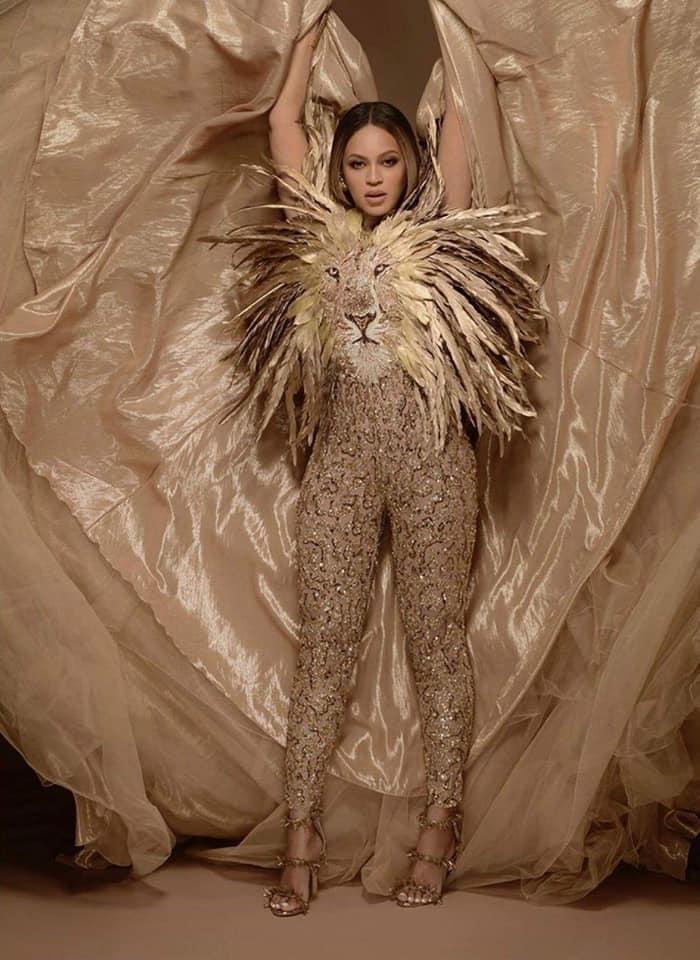 Beyonce Knowles 'O Rei Leão' Glam para o Wearable Art Gala